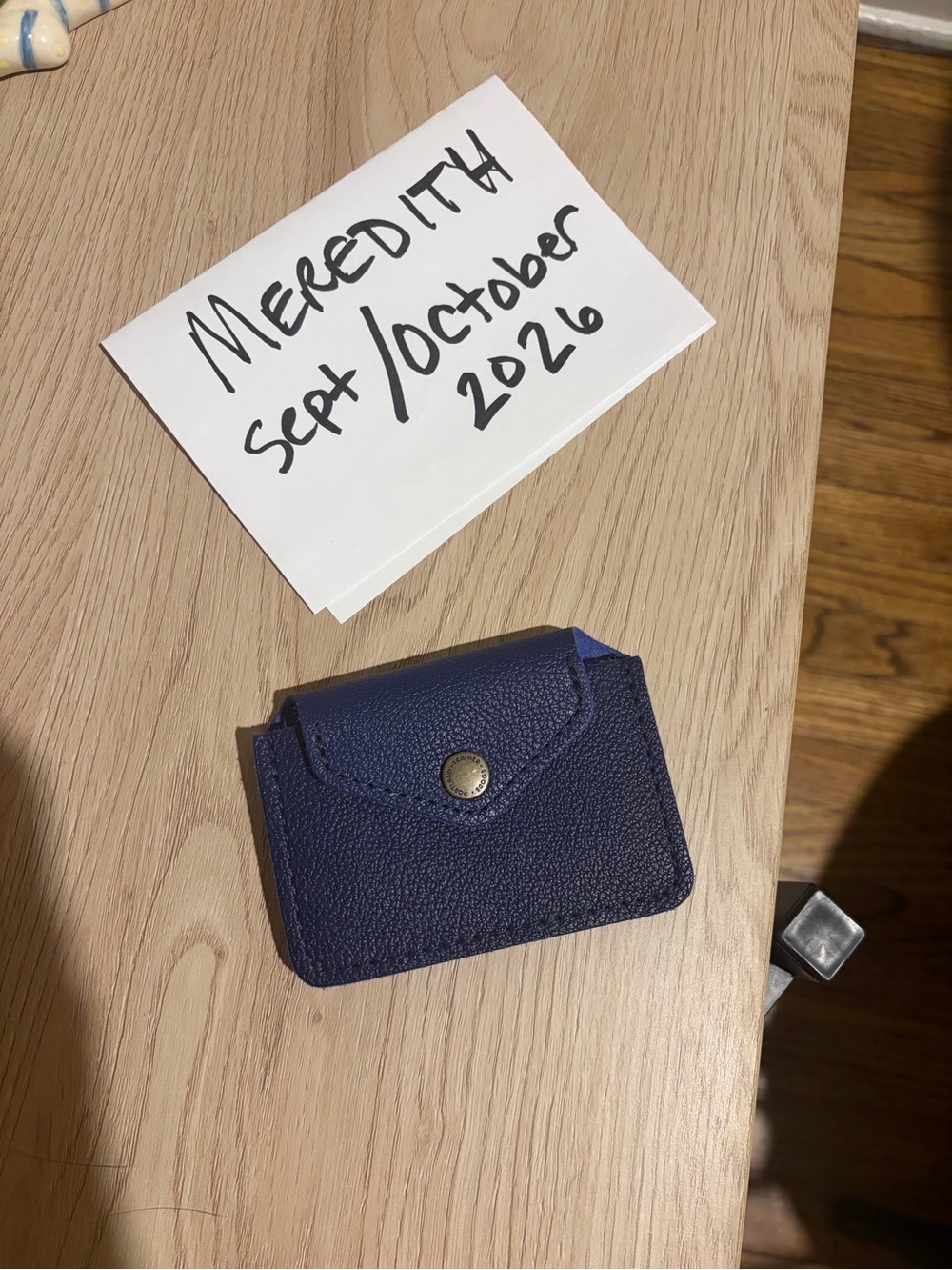 Portland Leather Lovebug Plus Wallet - Molino Blue